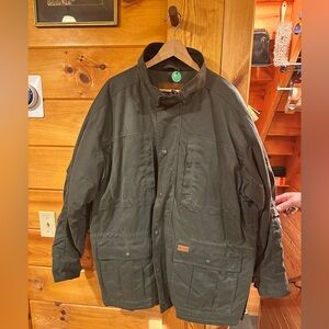 Outback waxed cotton field coat